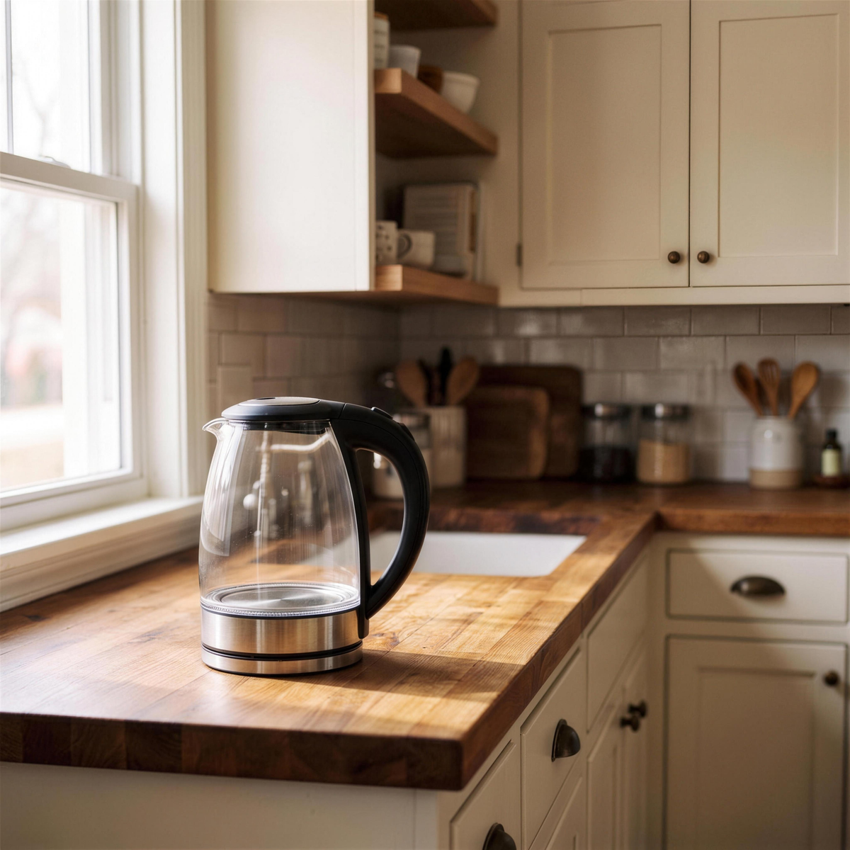 electric kettle 120v us plug in the Hollow Pine house