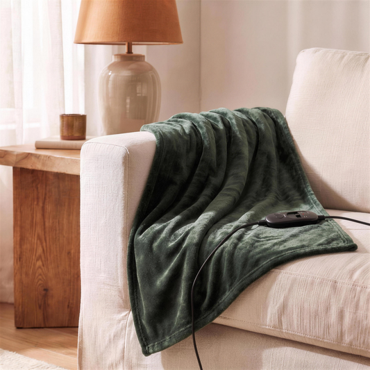 usb heated blanket wrap 59x31 in the Hollow Pine house