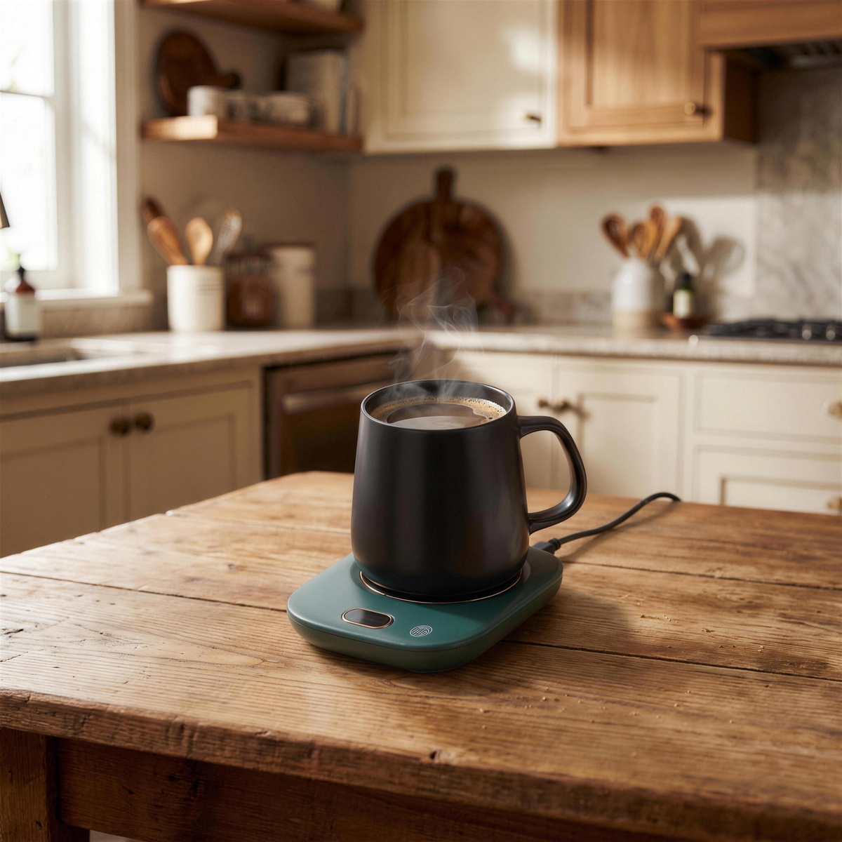 usb coffee mug warmer 3 colors in the Hollow Pine house