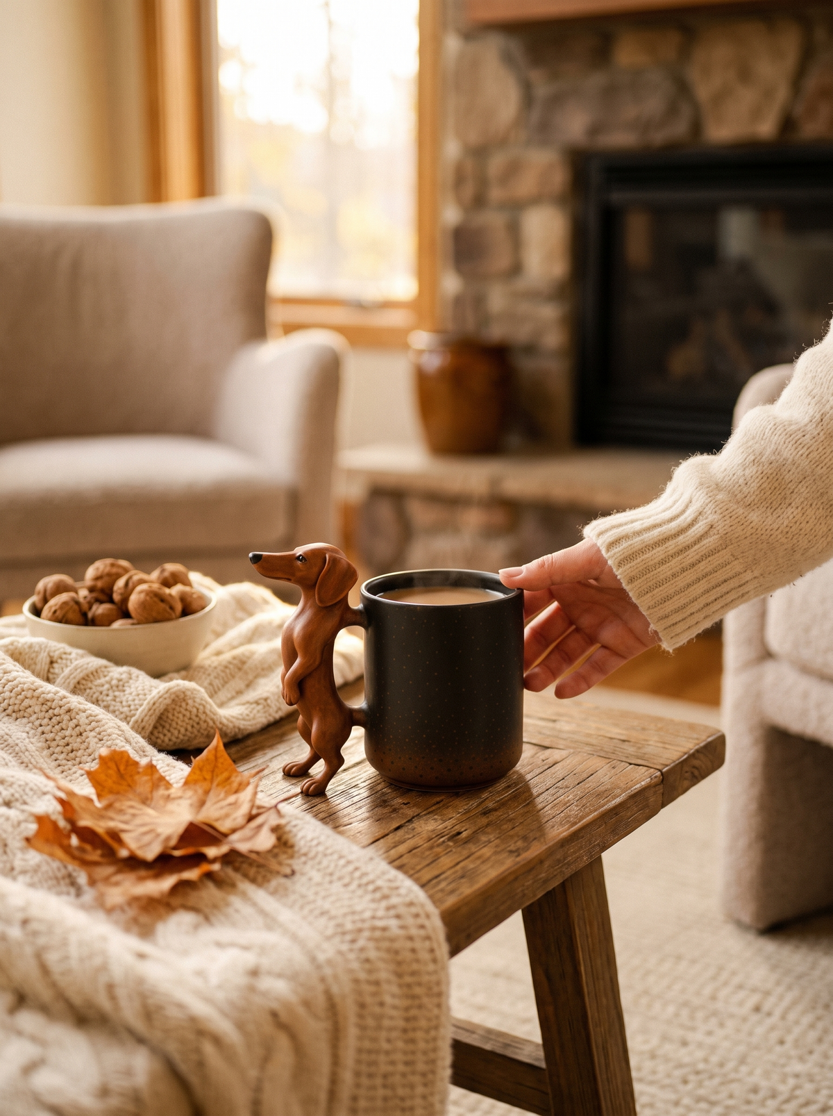 3D Handmade Dachshund Mug: Ceramic That Holds Up