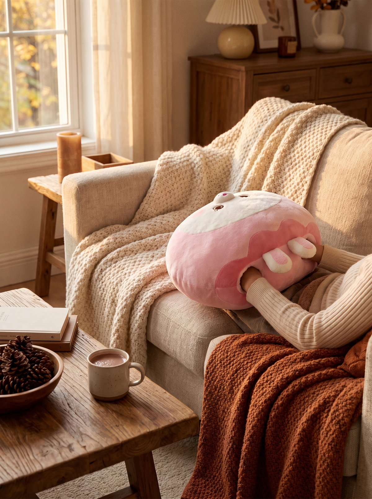 Bunny Hand Warmer 30cm: Warm Hands, Happy Face