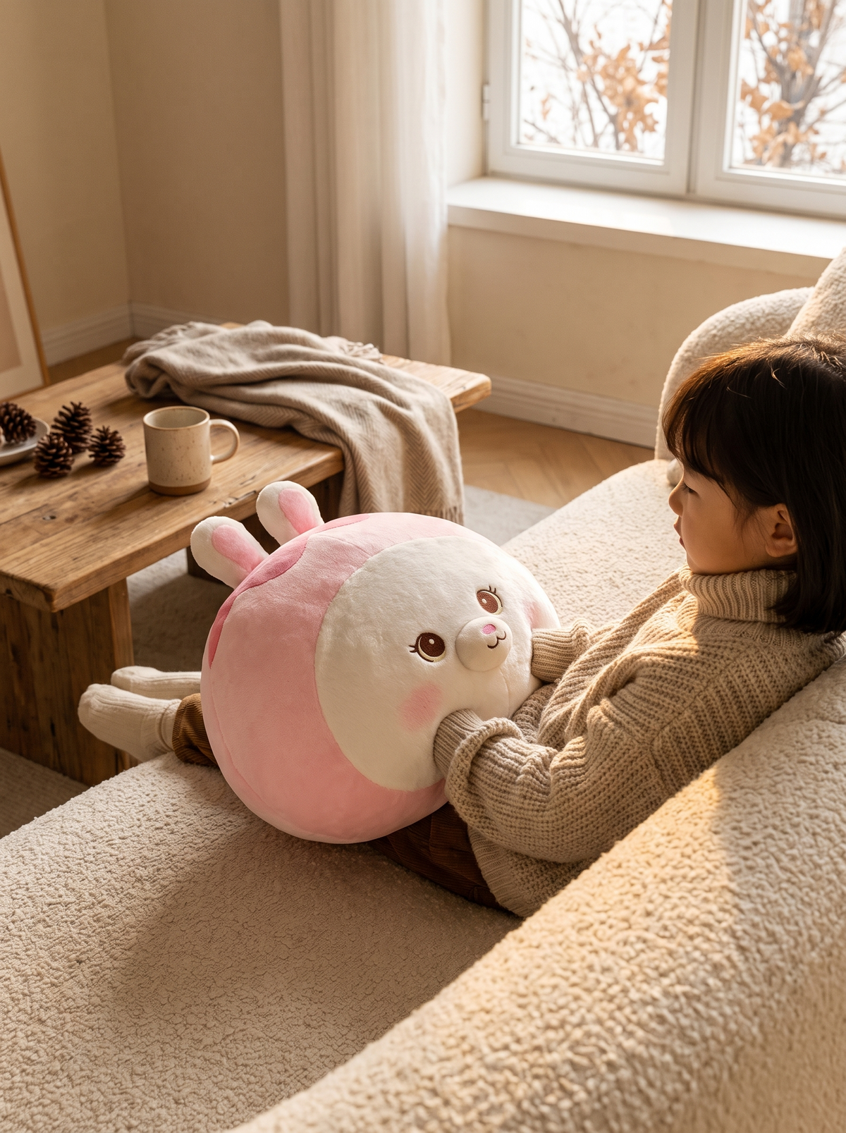 Bunny Hand Warmer 30cm: For Desks, Sofas, And Kids
