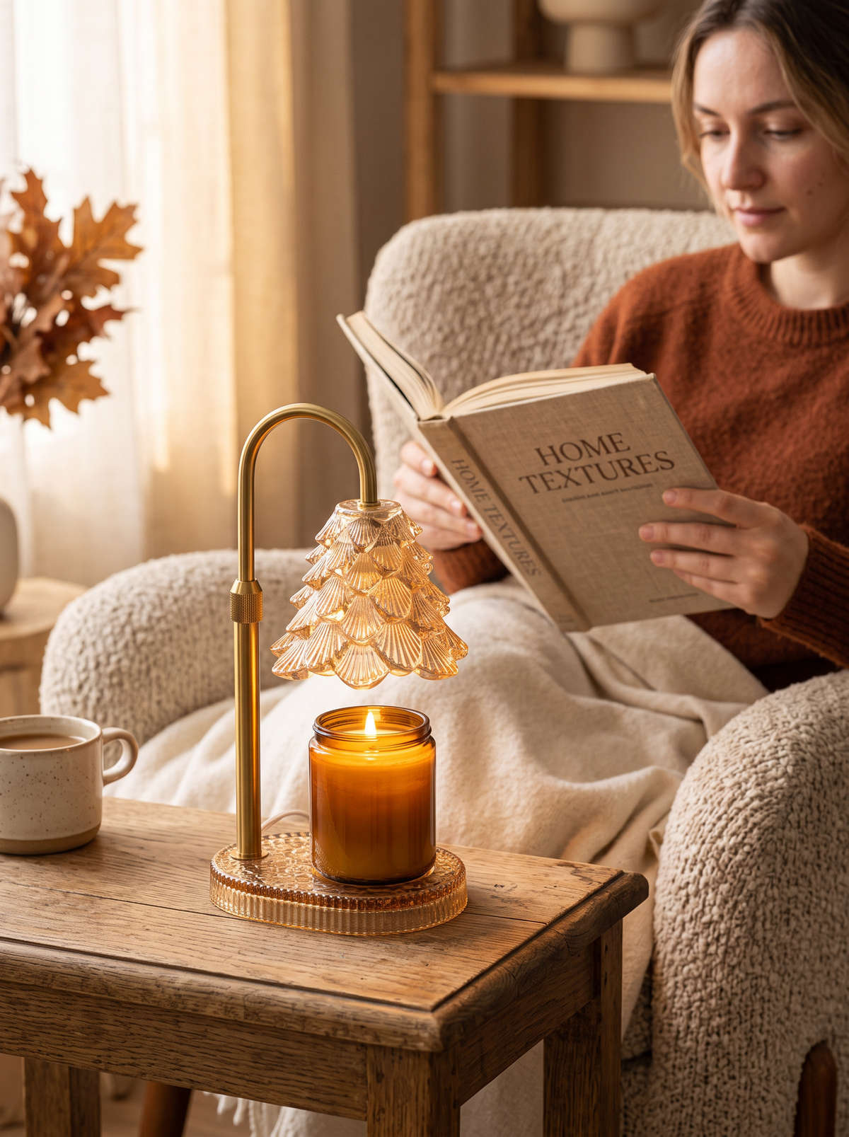 Candle Warmer Lamp With Timer & Dimmer: Scent Without The Flame