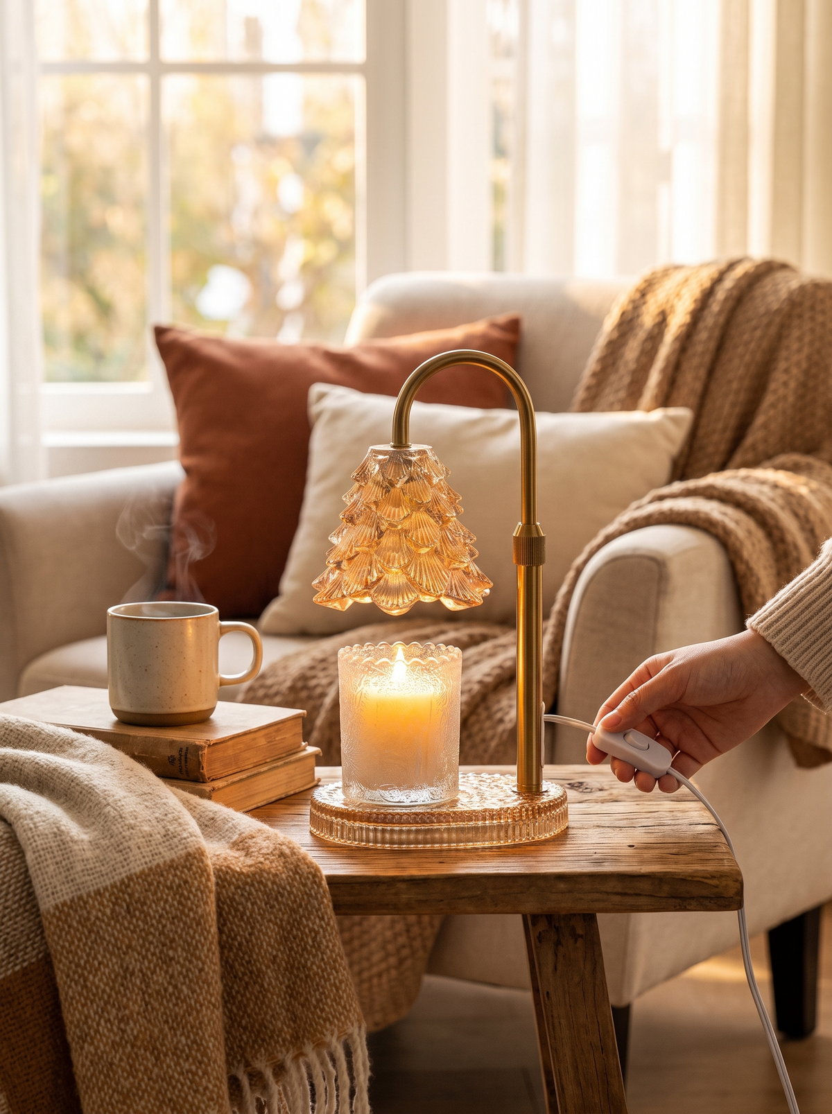 Candle Warmer Lamp With Timer & Dimmer: A Bulb Does The Work