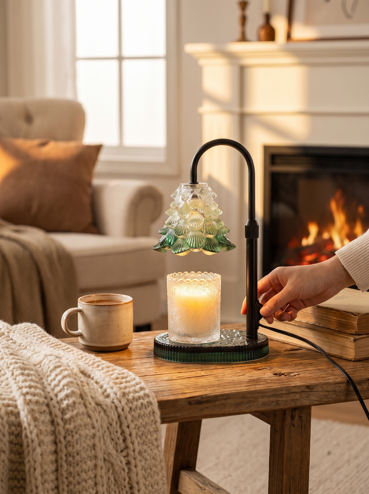 Candle Warmer Lamp With Timer & Dimmer: Warmth From Above