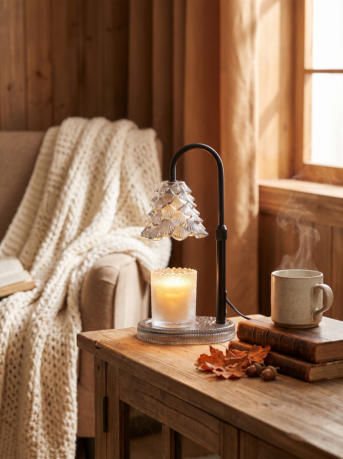 Candle Warmer Lamp With Timer & Dimmer: Built To Warm, Not Burn