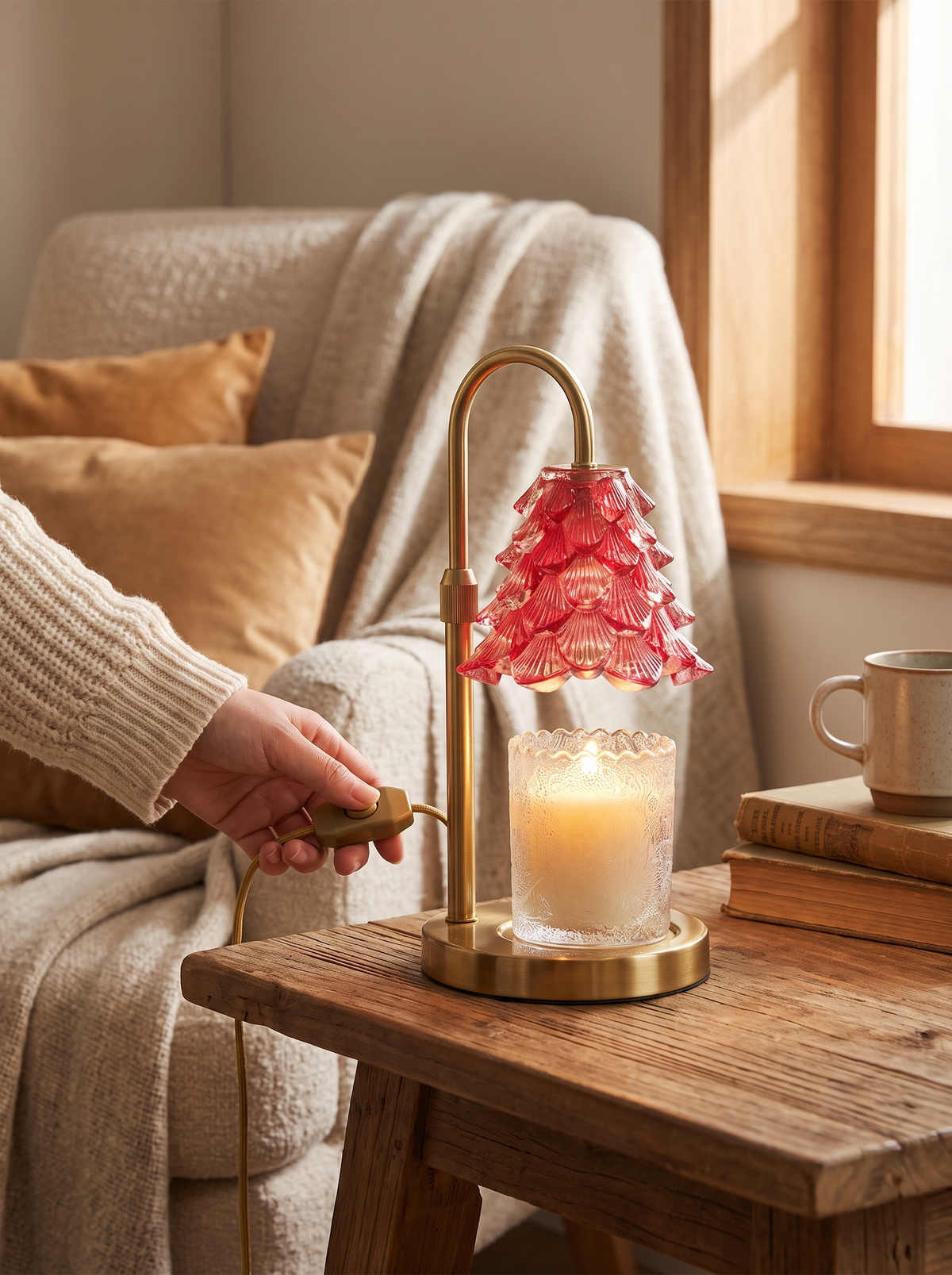Candle Warmer Lamp With Timer & Dimmer: Scent Without The Flame