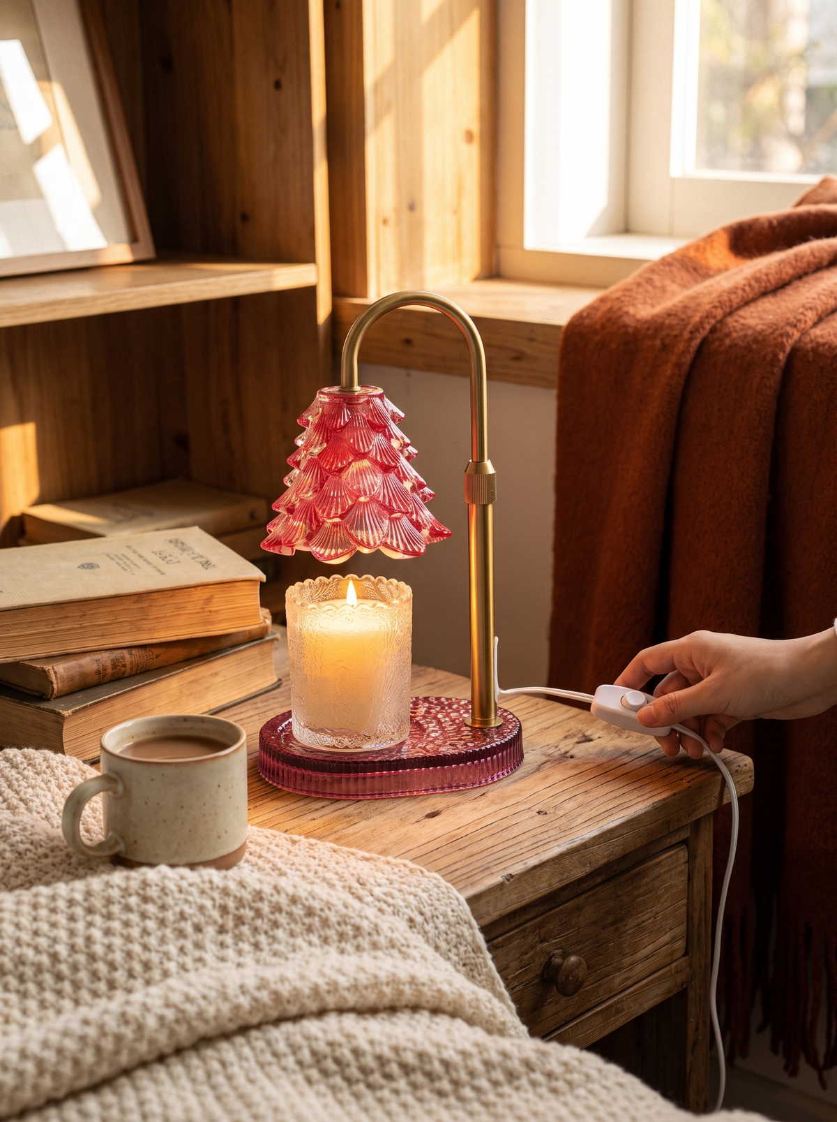 Candle Warmer Lamp With Timer & Dimmer: Dimmer, Timer, Faster Melt