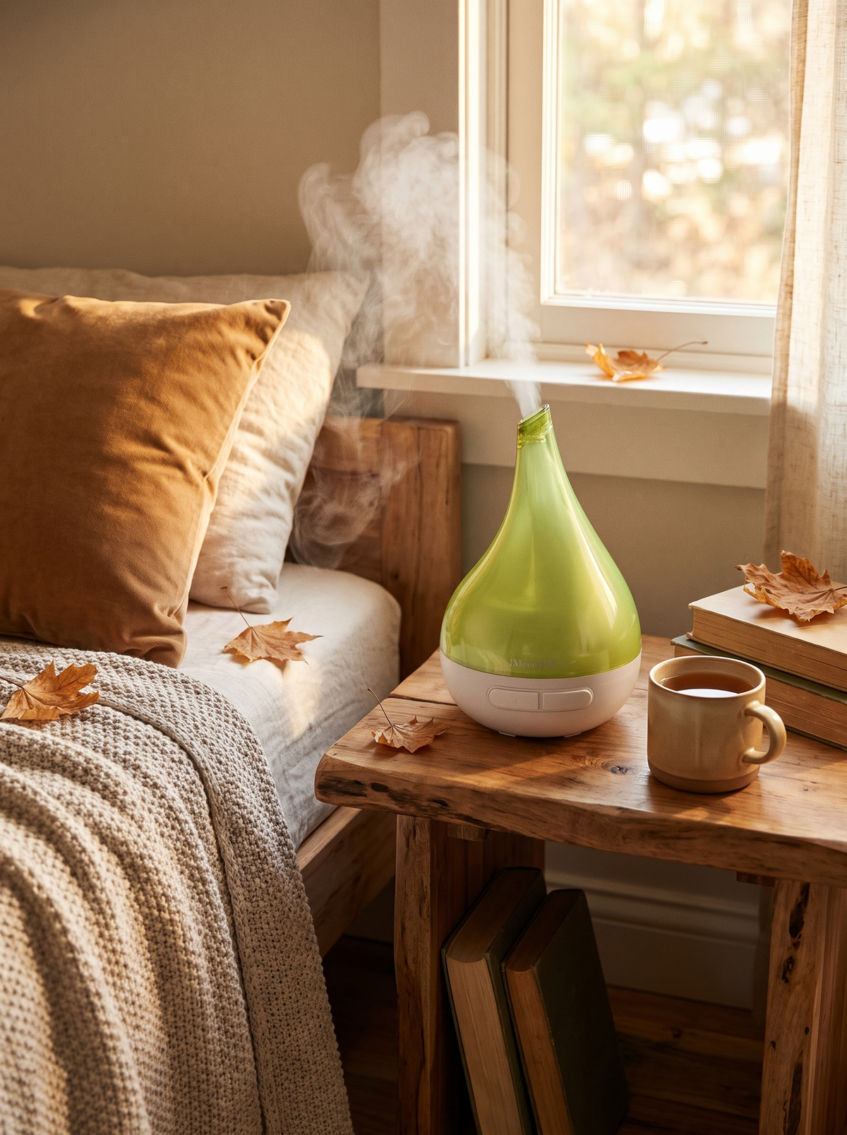 Drop-shaped Cool Mist Humidifier Ultrasonic Aroma: A Room That Breathes Easy