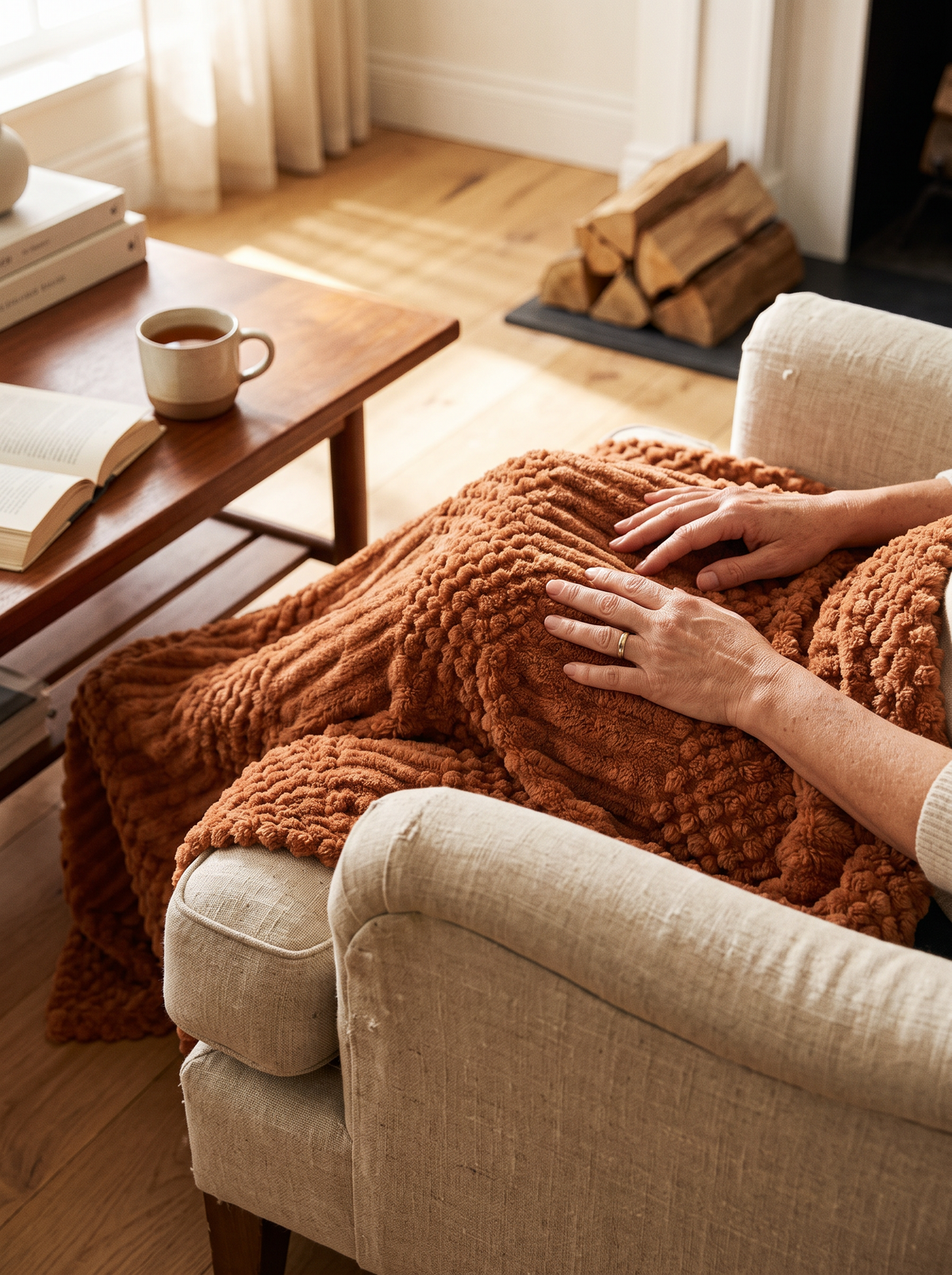 Rust Throw Blanket: The Color That Ties A Room Together