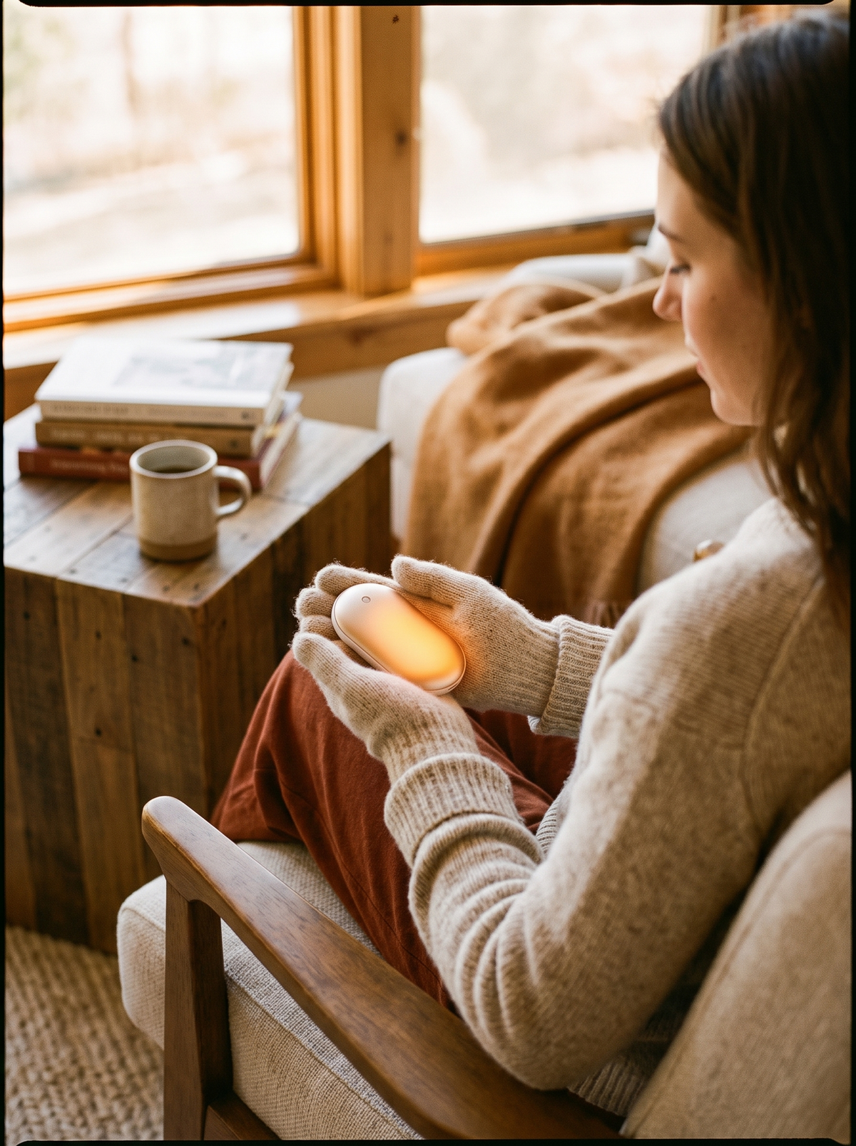Rechargeable Hand Warmer & Power Bank (5000mAh): Pocket Sized, Any Season